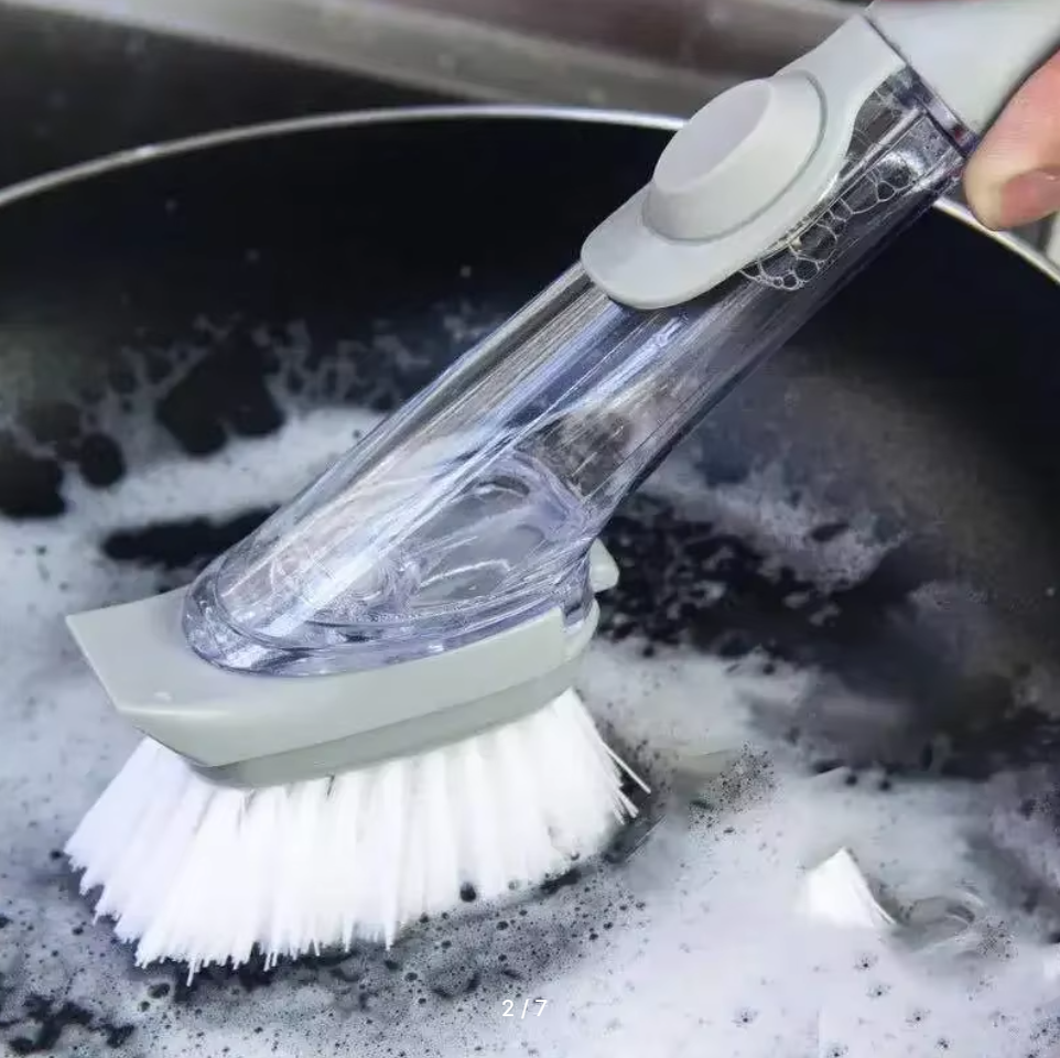 Auto-Dispense Scrub Brush