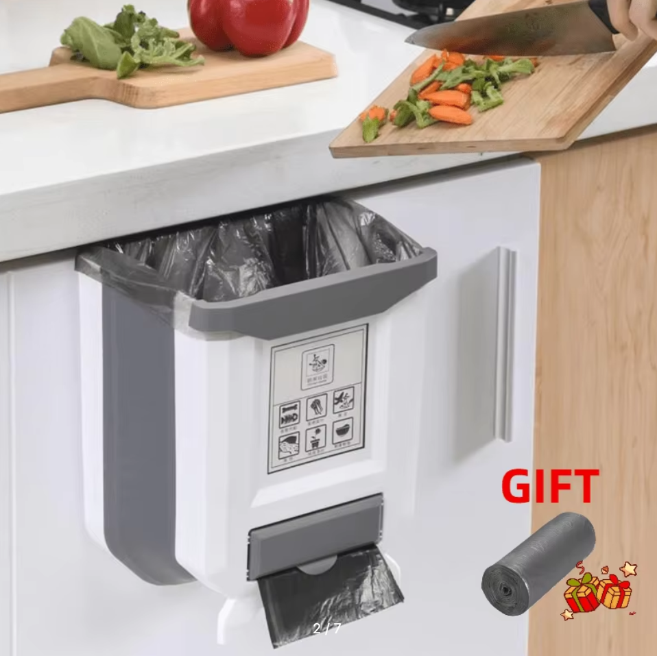 Foldable Kitchen Trash Bin